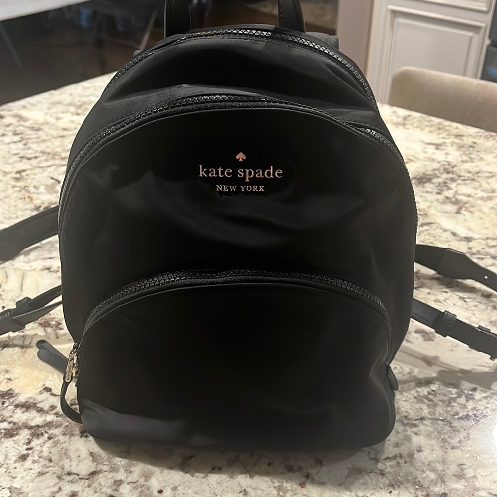 Black Kate Spade backpack